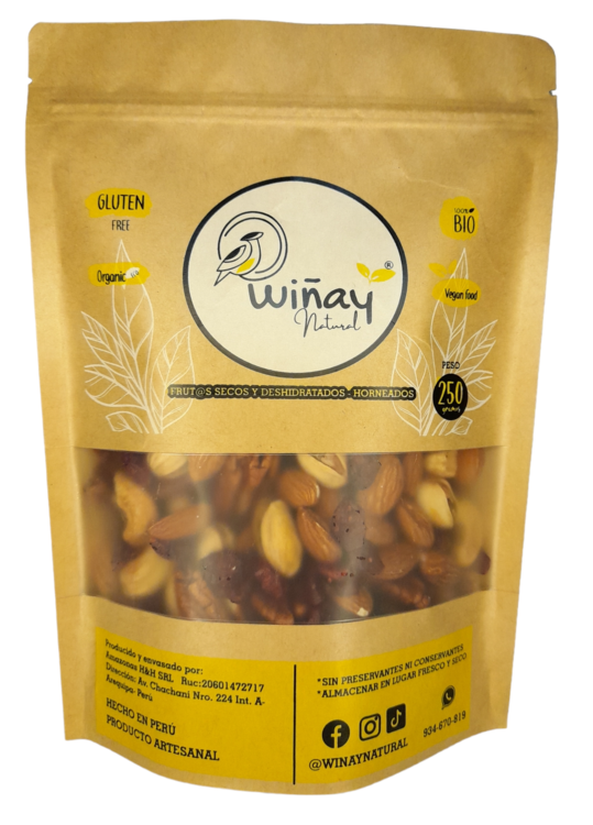 MIX PREMIUN 250 GR (FRUTOS HORNEADOS)