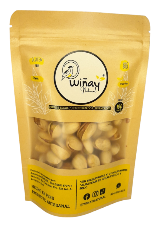 PISTACHO HORNEADO 100 GR ( FRUTO ACTIVADO)