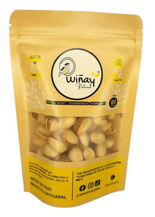 PISTACHO HORNEADO 100 GR ( FRUTO ACTIVADO)