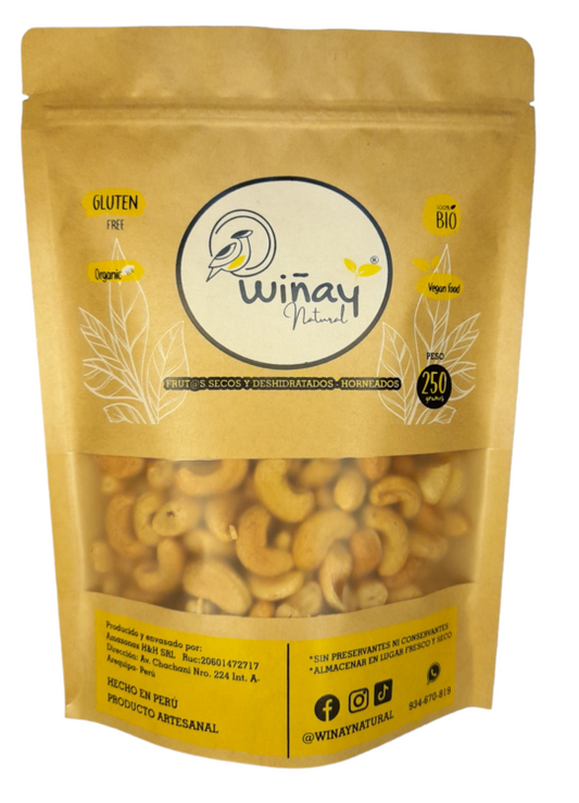 CASHEW HORNEADO 250 GR (FRUTO ACTIVADO)