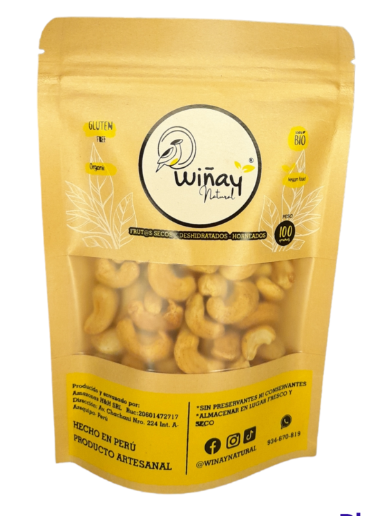 CASHEW HORNEADO 100 GR (FRUTO ACTIVADO)