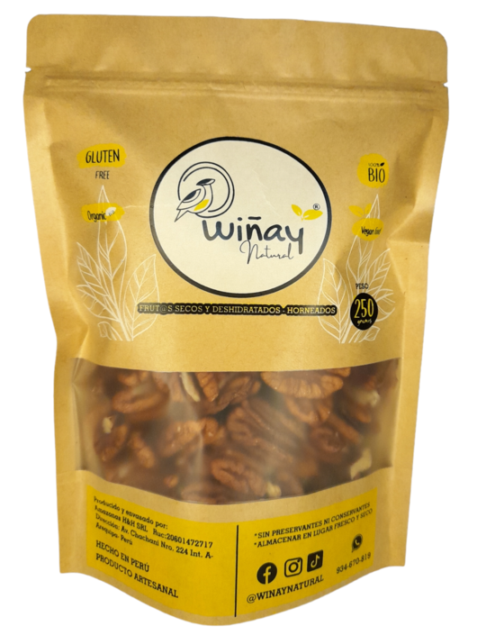 PECANA HORNEADA 250 GR (FRUTO ACTIVADO)
