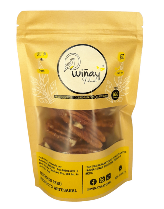 PECANA HORNEADA 100 GR (FRUTO ACTIVADO)