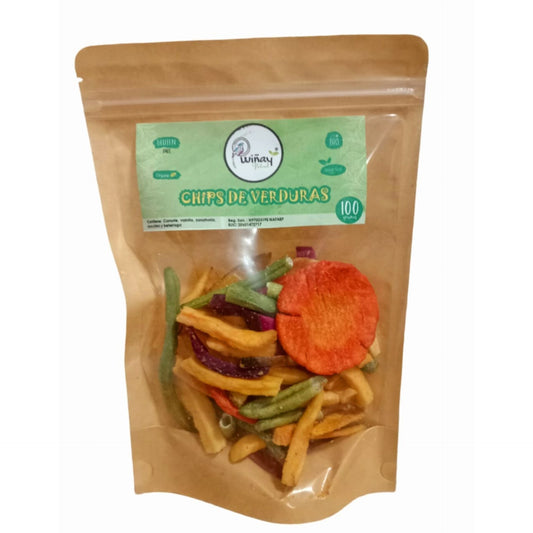 CHIPS DE VEGETALES  100 GR