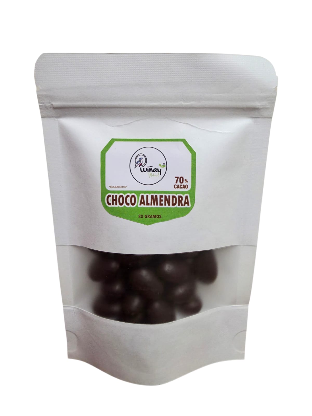CHOCO ALMENDRA 80 GR